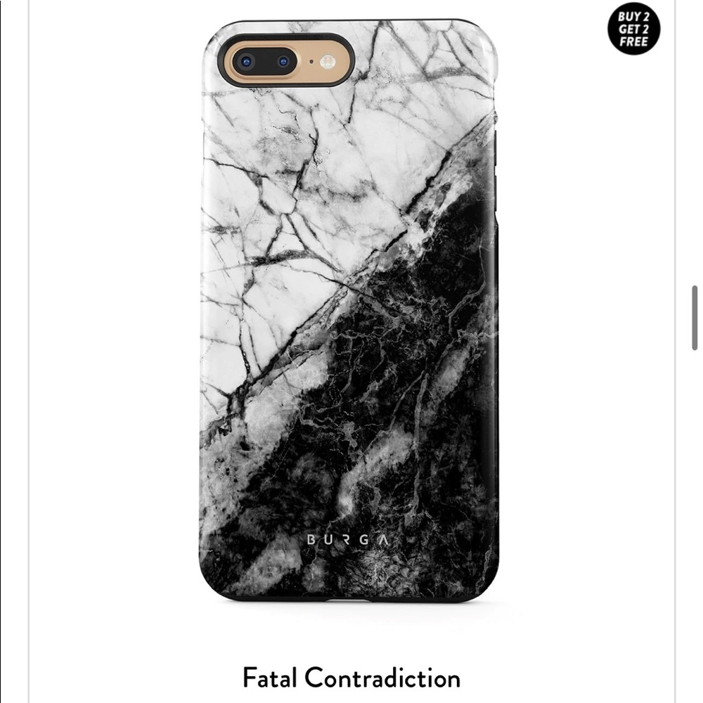 NWT IPhone 7/iPhone 8 plus Burga marble phone case